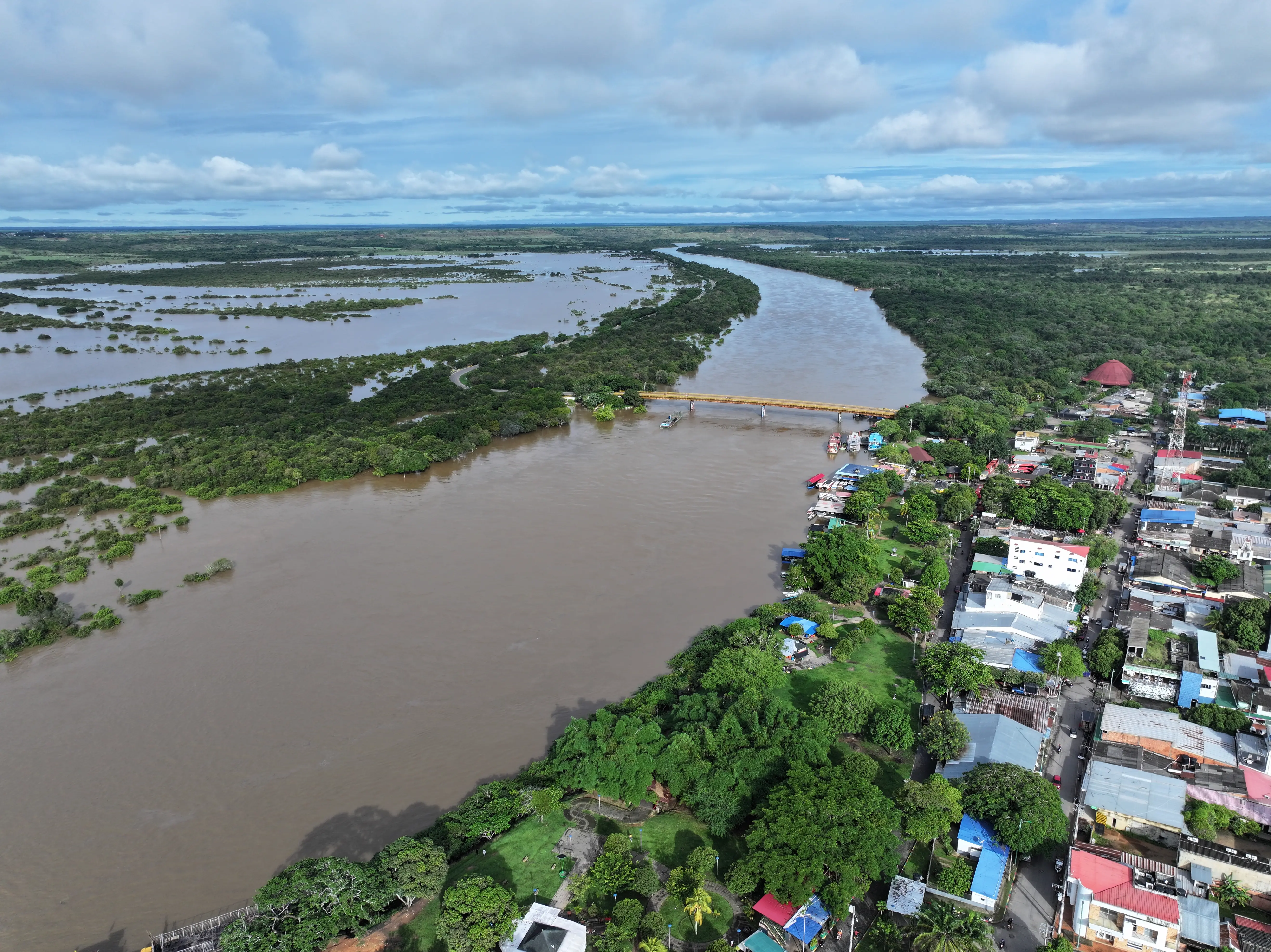 Paisaje del municipio de Puerto Gaitán